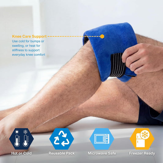 Reusable Hot & Cold Therapy Packs – 2 Pk with Sleeve & Belt
