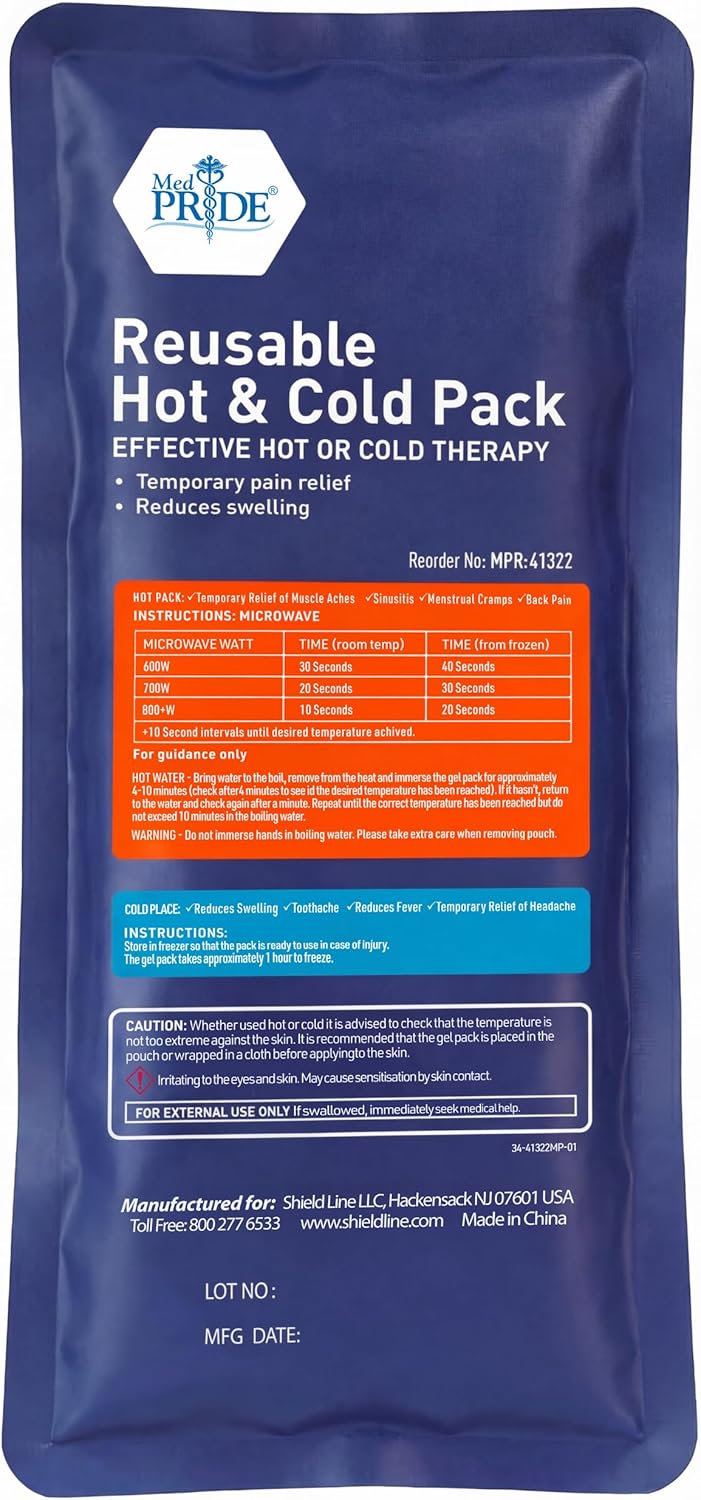 Reusable Hot & Cold Therapy Gel Packs – 2 Pk