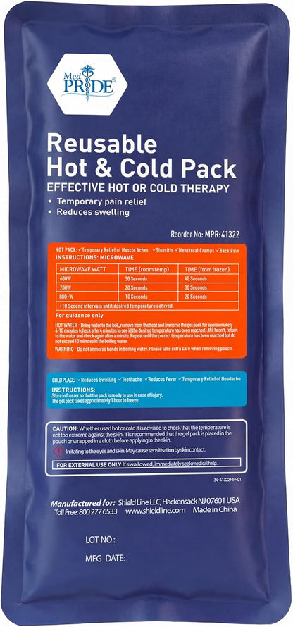 Reusable Hot & Cold Therapy Gel Packs – 2 Pk