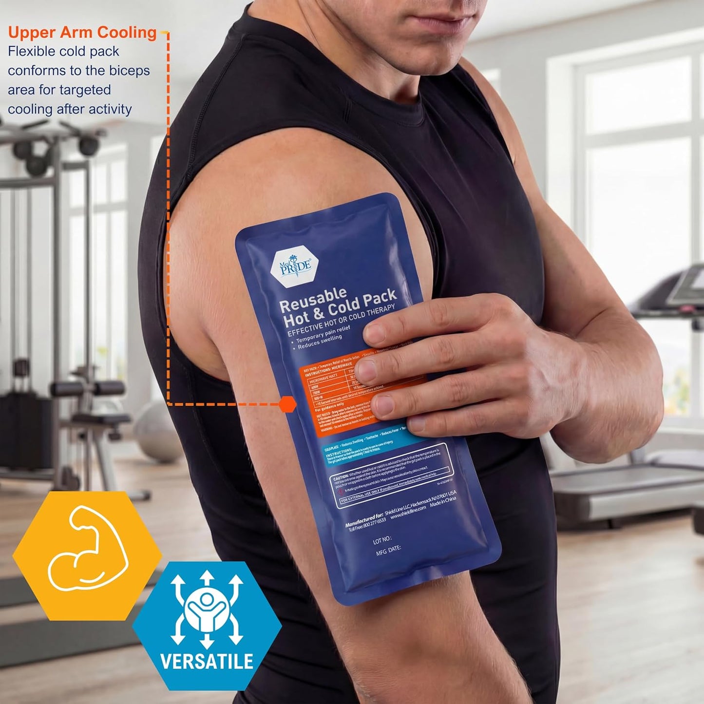 Reusable Hot & Cold Therapy Gel Packs – 2 Pk