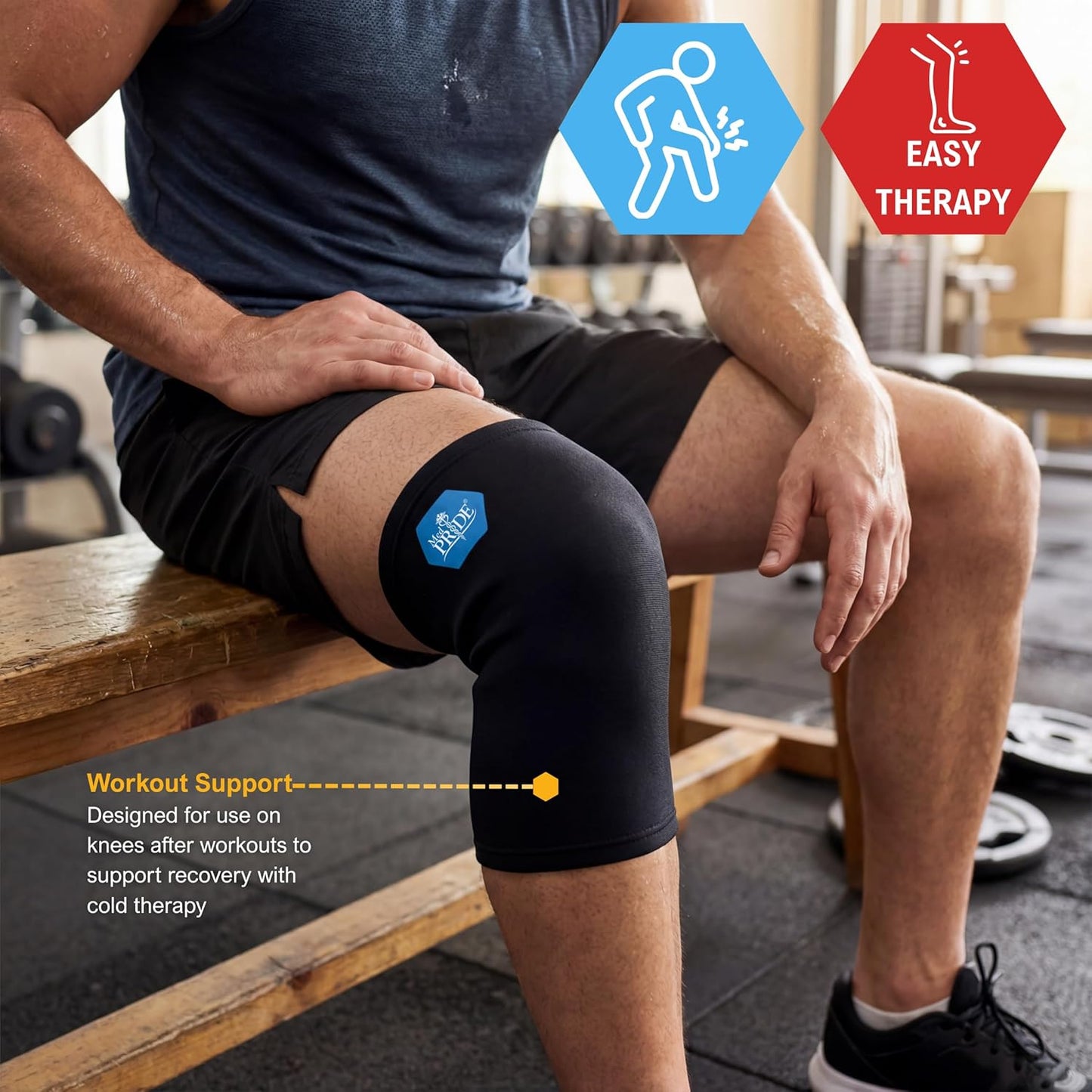 Reusable Hot & Cold Gel Compression Sleeve – For Elbows & Knees