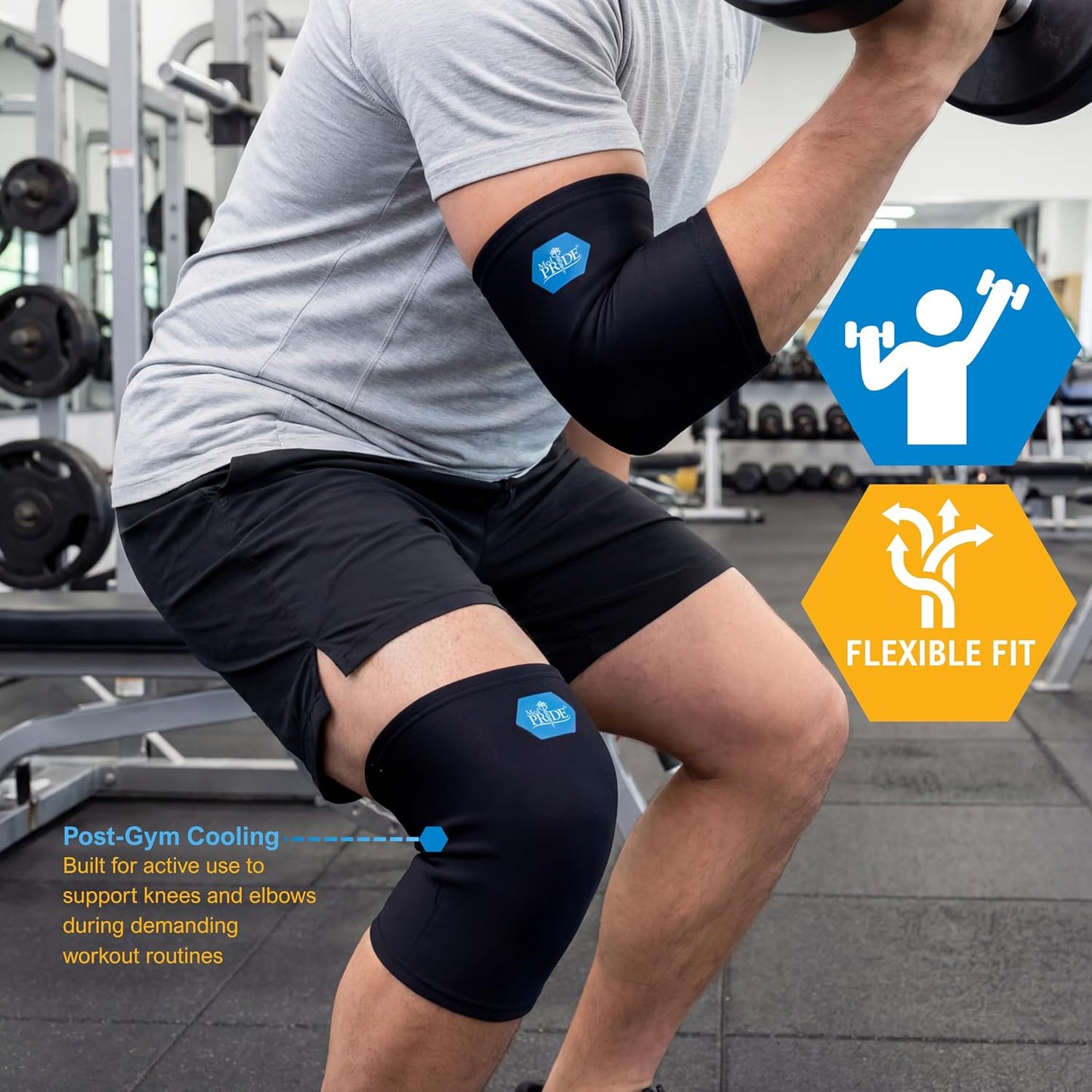 Reusable Hot & Cold Gel Compression Sleeve – For Elbows & Knees