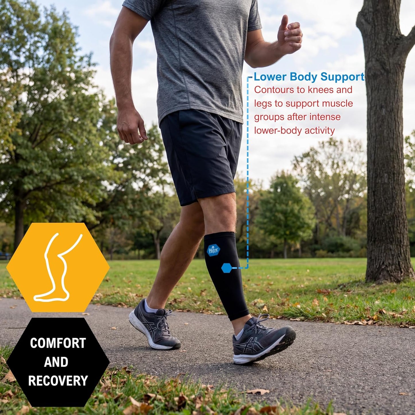 Reusable Hot & Cold Gel Compression Sleeve – For Elbows & Knees