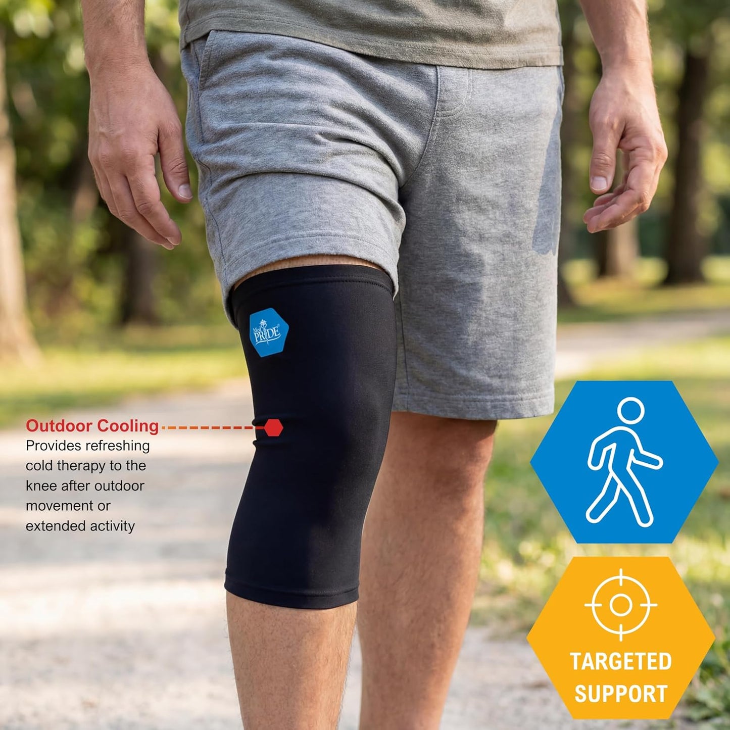 Reusable Hot & Cold Gel Compression Sleeve – For Elbows & Knees
