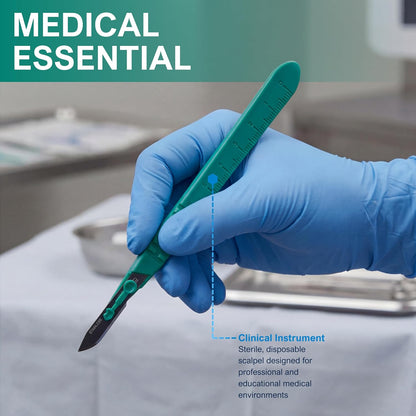 Disposable Scalpel Blades Sterile - Tempered Stainless Steel