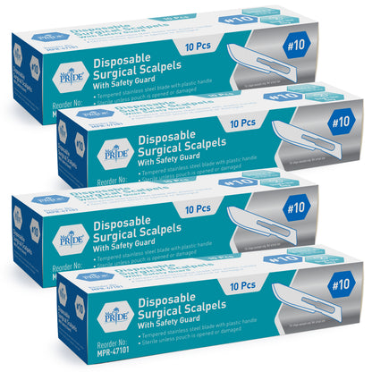 Disposable Scalpel Blades Sterile - Tempered Stainless Steel