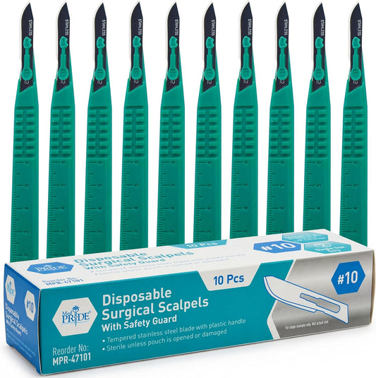 Disposable Scalpel Blades Sterile - Tempered Stainless Steel