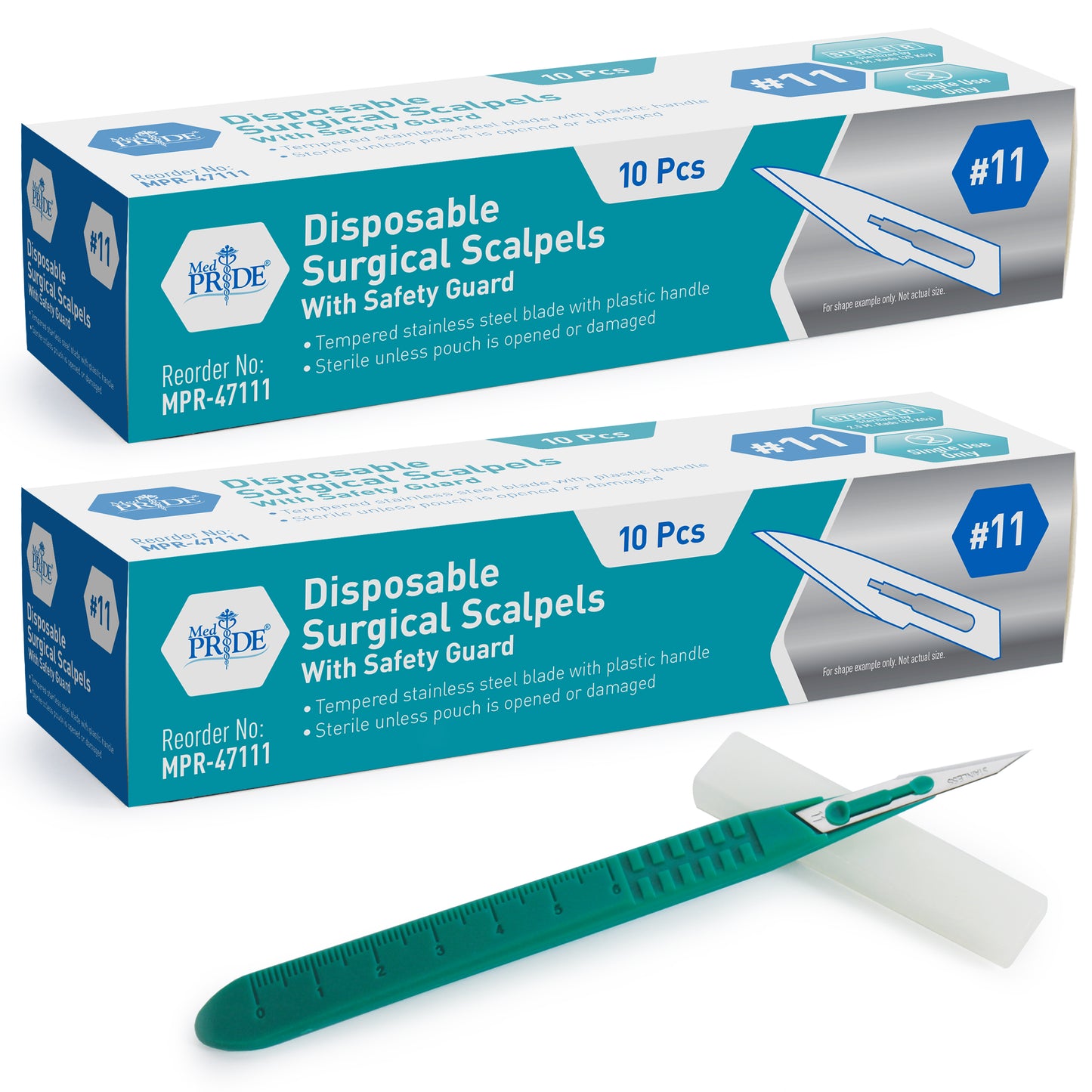 Disposable Scalpel Blades Sterile - Tempered Stainless Steel