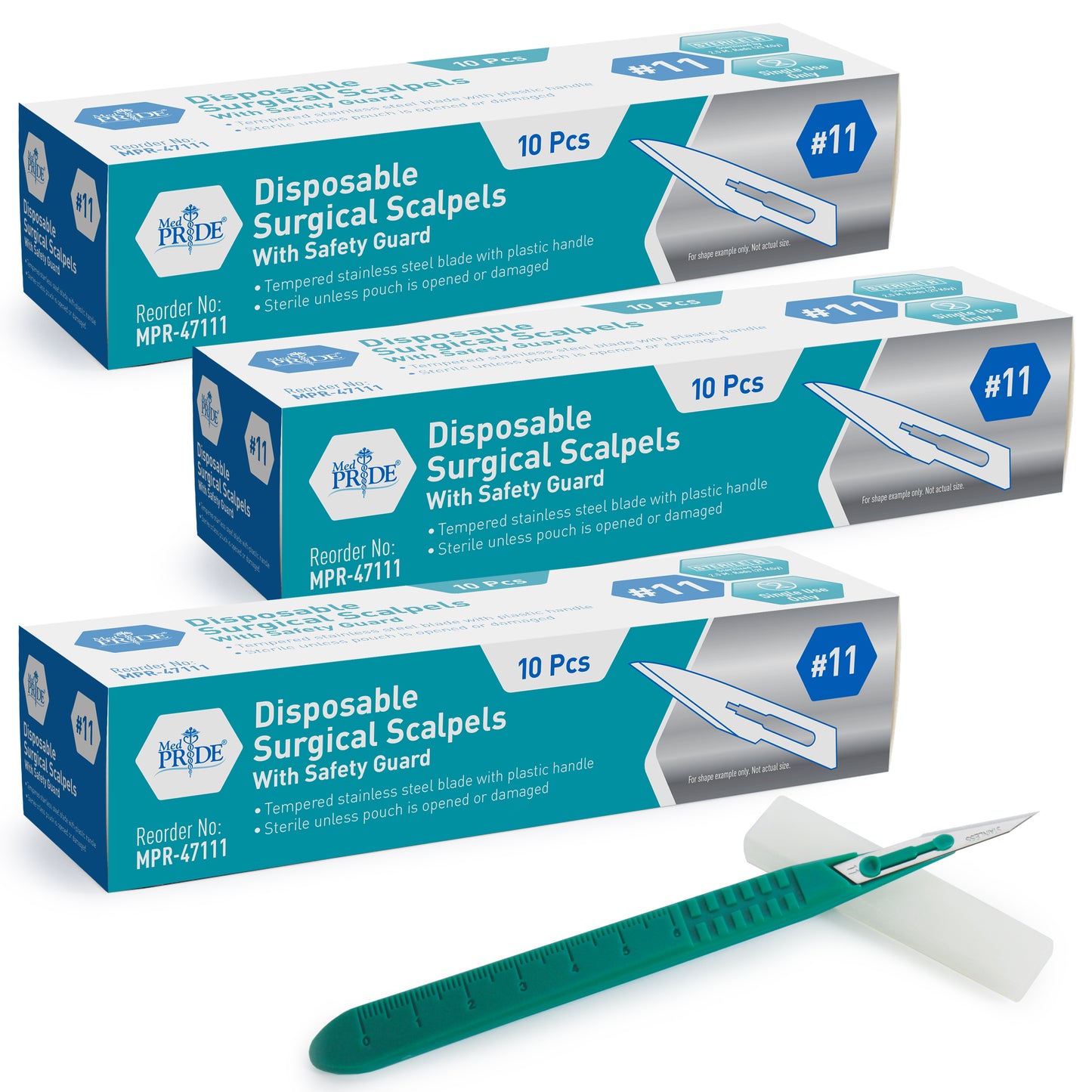 Disposable Scalpel Blades Sterile - Tempered Stainless Steel