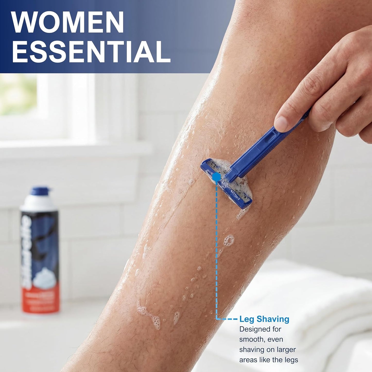 Disposable Twin Blade Shaving Razors – 50 Ct Bag