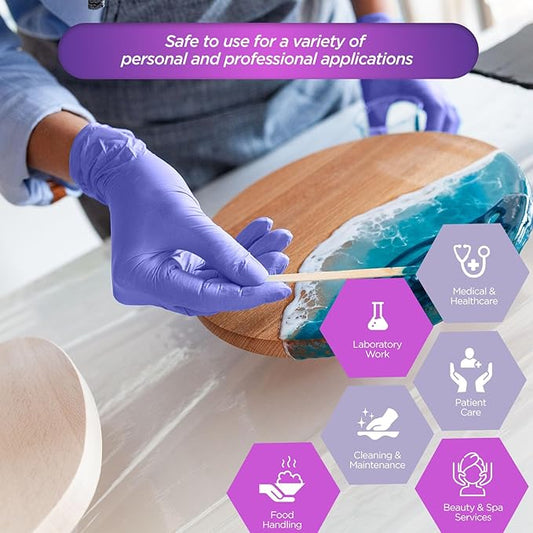 Blue Nitrile Medical Examination Gloves – 300ct Box