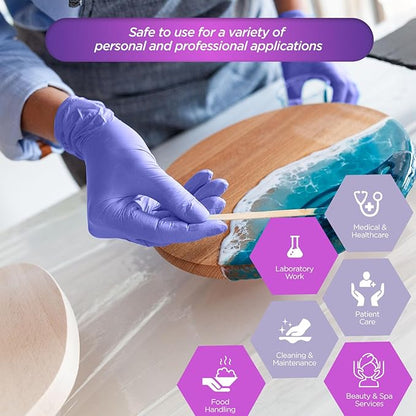 Blue Nitrile Medical Examination Gloves – 300ct Box