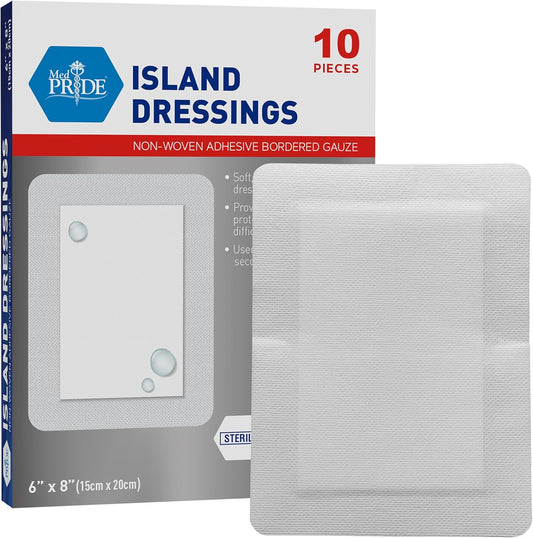 Sterile Non-Woven Adhesive Bordered Gauze Island Dressing