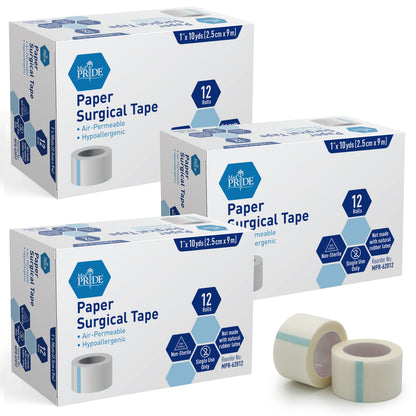 Medical Paper Surgical Tape – Gentle Adhesive, Latex-Free