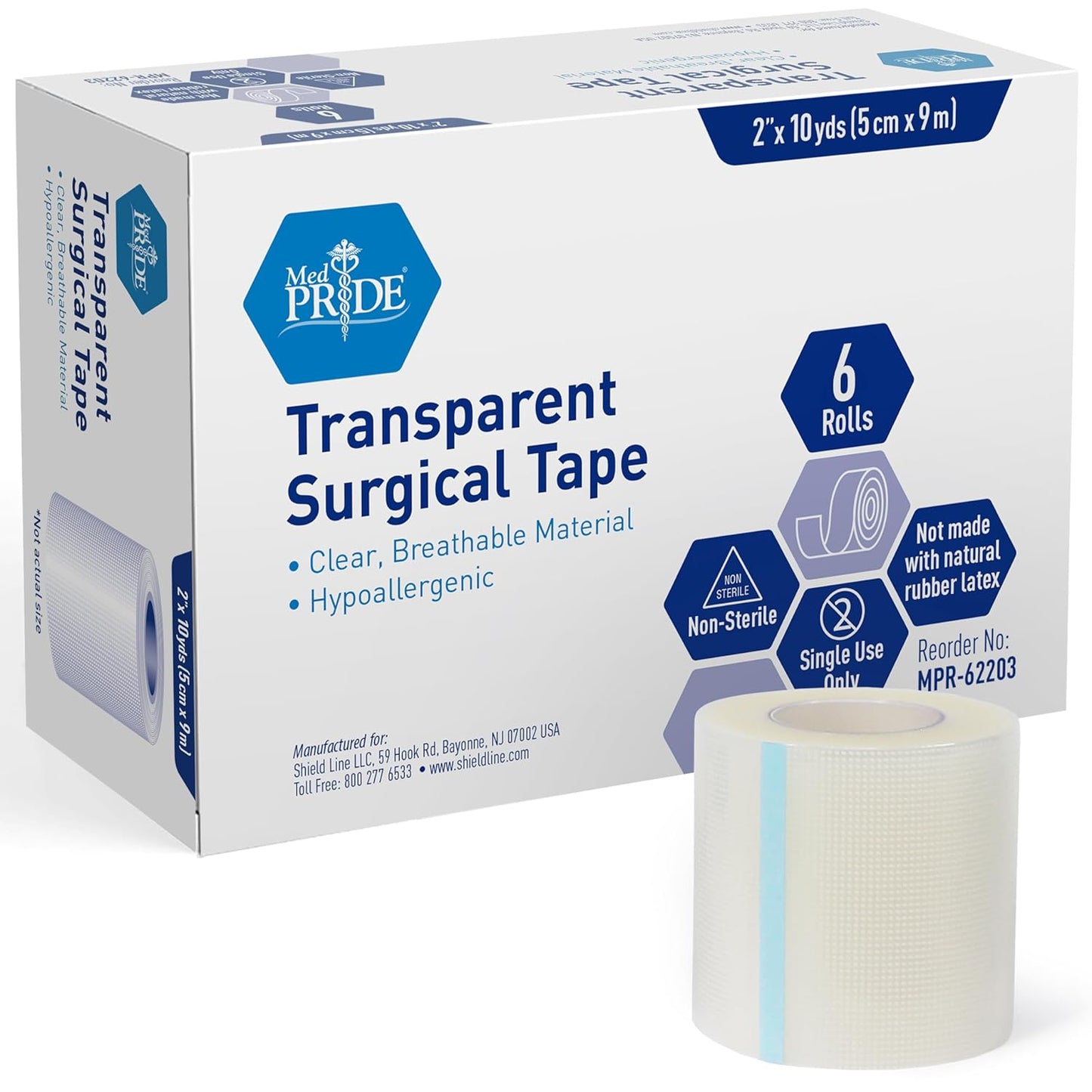 Transparent Medical Surgical Tape – Clear Adhesive