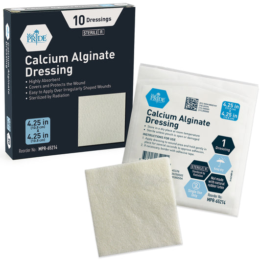 Sterile Calcium Alginate Wound Dressing Pads