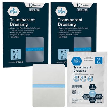 Transparent Film Wound Dressing – Sterile Adhesive Bandage