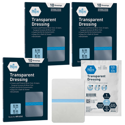 Transparent Film Wound Dressing – Sterile Adhesive Bandage