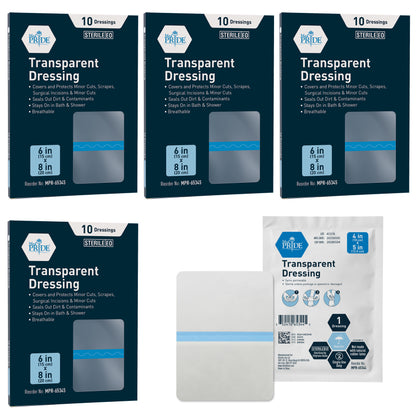 Transparent Film Wound Dressing – Sterile Adhesive Bandage