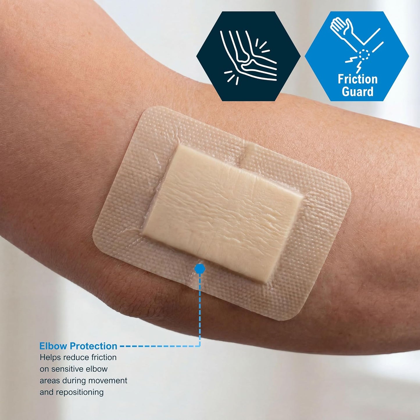 Sterile Silicone Adhesive Bordered Foam Wound Dressing