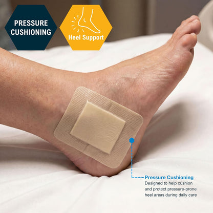 Sterile Silicone Adhesive Bordered Foam Wound Dressing