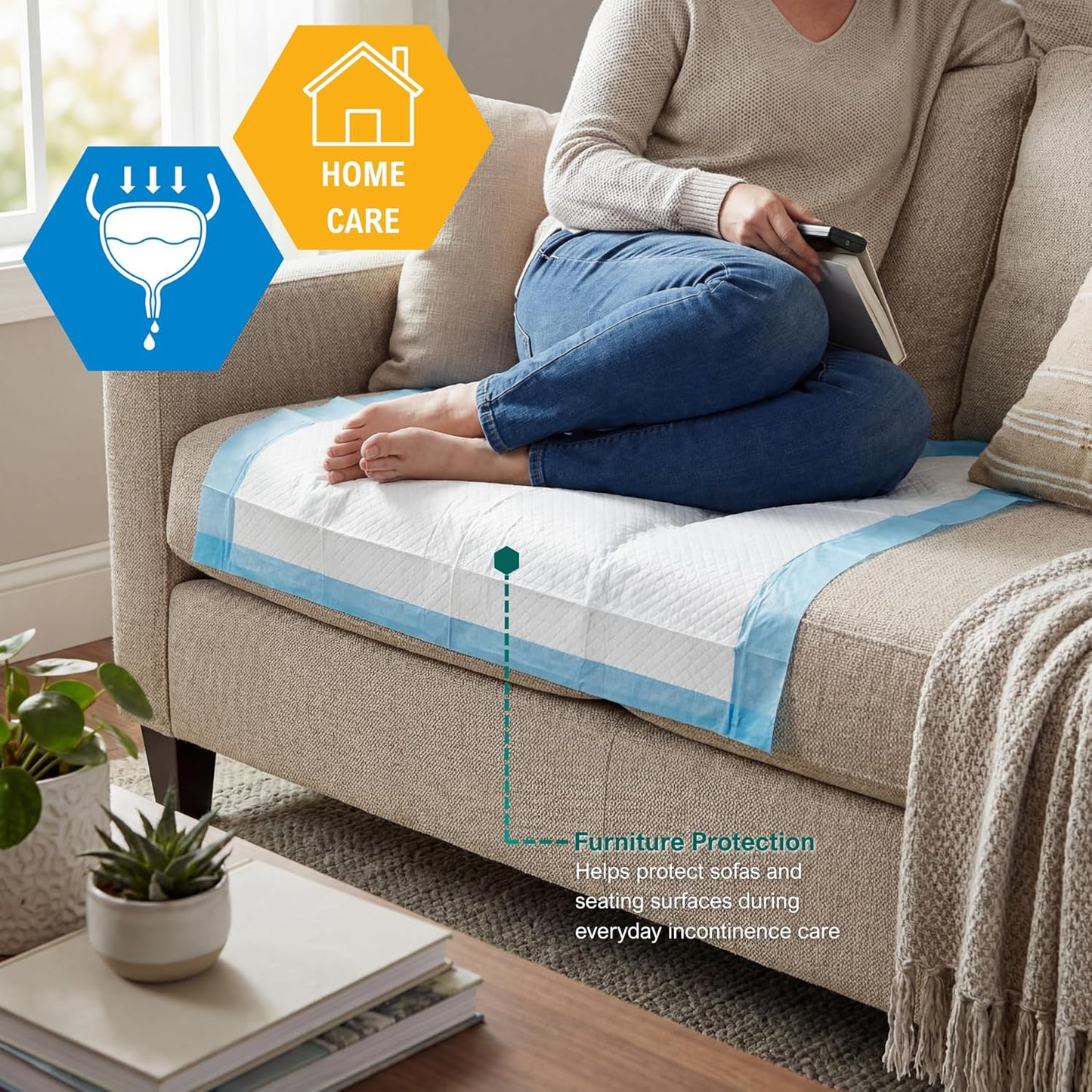 Disposable Underpads 17" × 24" – Ultra Absorbent Incontinence Pads