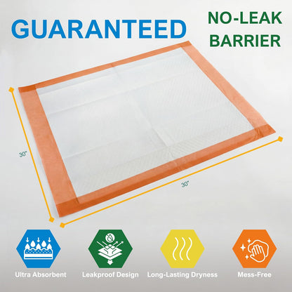 Dog Training Pads 30" x 30" – Leakproof Puppy Pee Pads