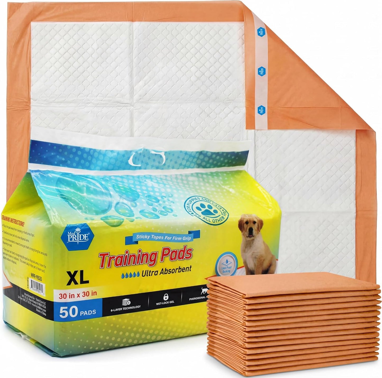Dog Training Pads 30" x 30" – Leakproof Puppy Pee Pads
