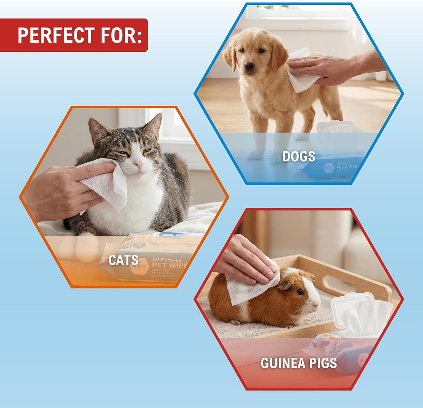 All-Purpose Pet Wipes for Dogs & Cats – Gentle Cleaning