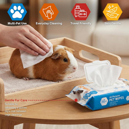 All-Purpose Pet Wipes for Dogs & Cats – Gentle Cleaning
