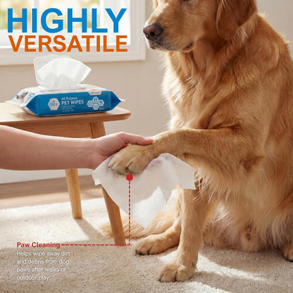 All-Purpose Pet Wipes for Dogs & Cats – Gentle Cleaning