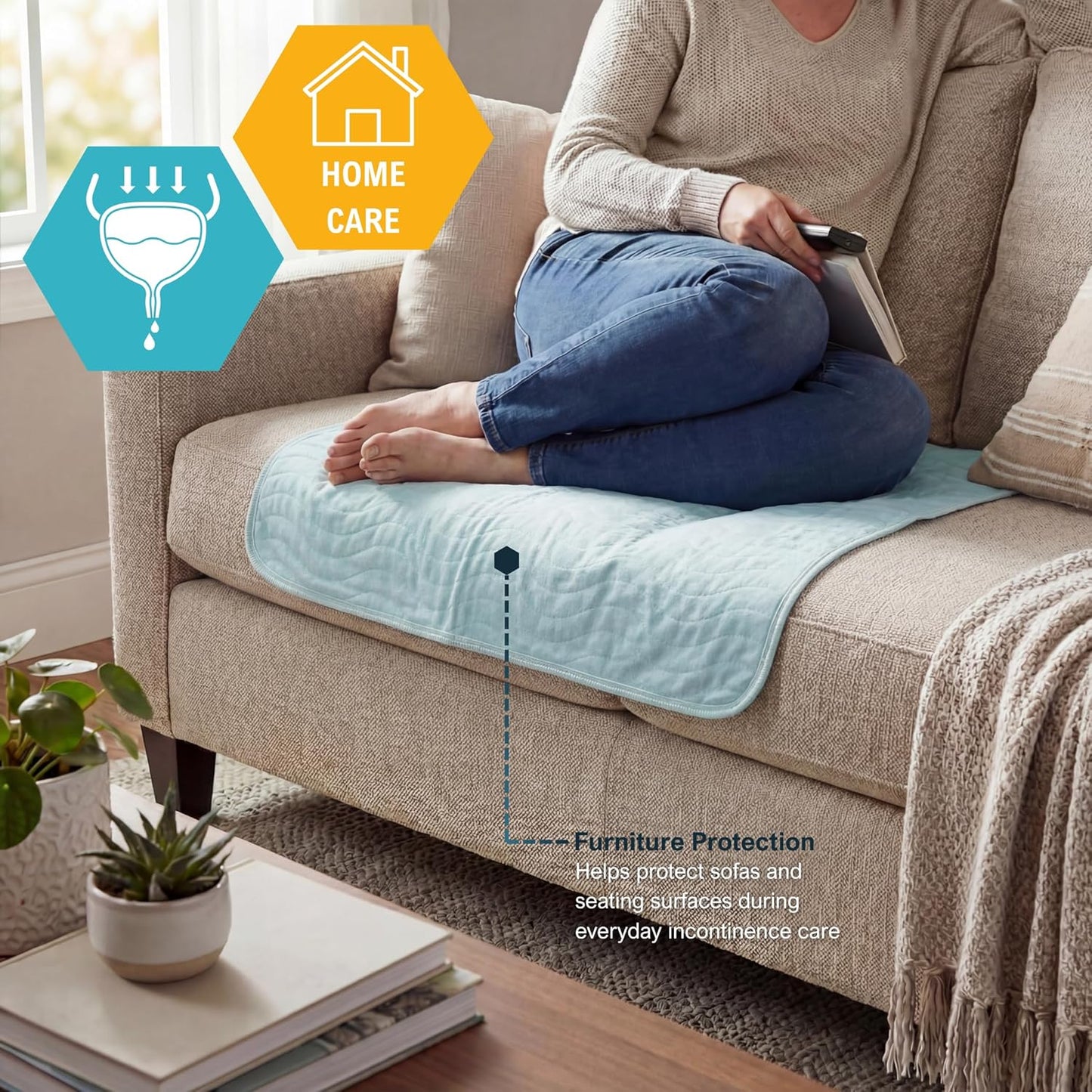Reusable Leakproof Incontinence Underpads – 18" × 24"