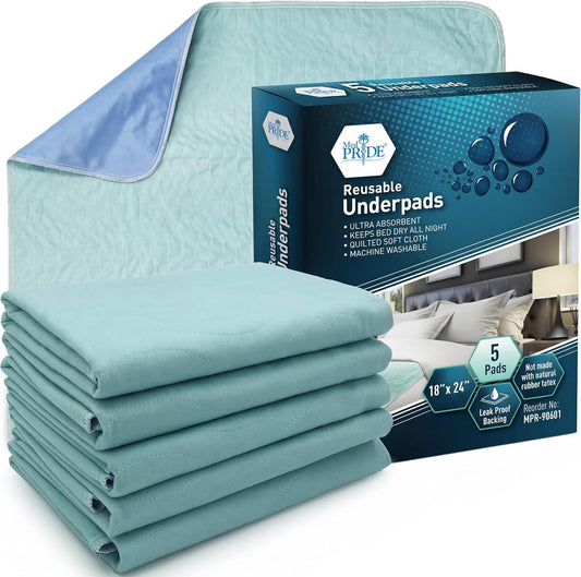 Reusable Leakproof Incontinence Underpads – 18" × 24"