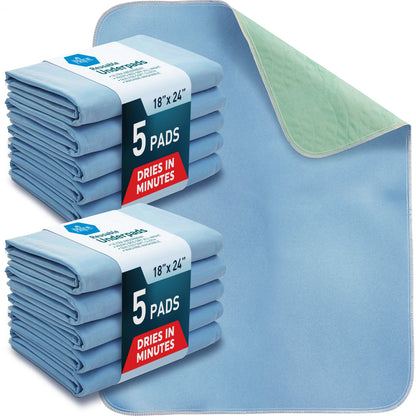 Reusable Leakproof Incontinence Underpads – 18" × 24"