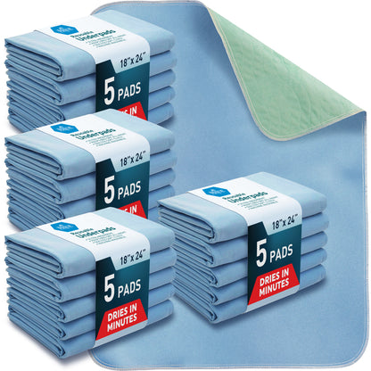 Reusable Leakproof Incontinence Underpads – 18" × 24"