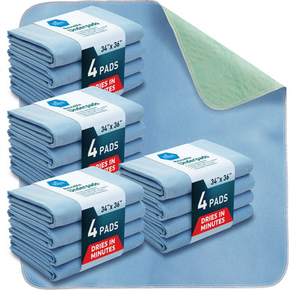 Reusable Leakproof Incontinence Underpads – 34" × 36"