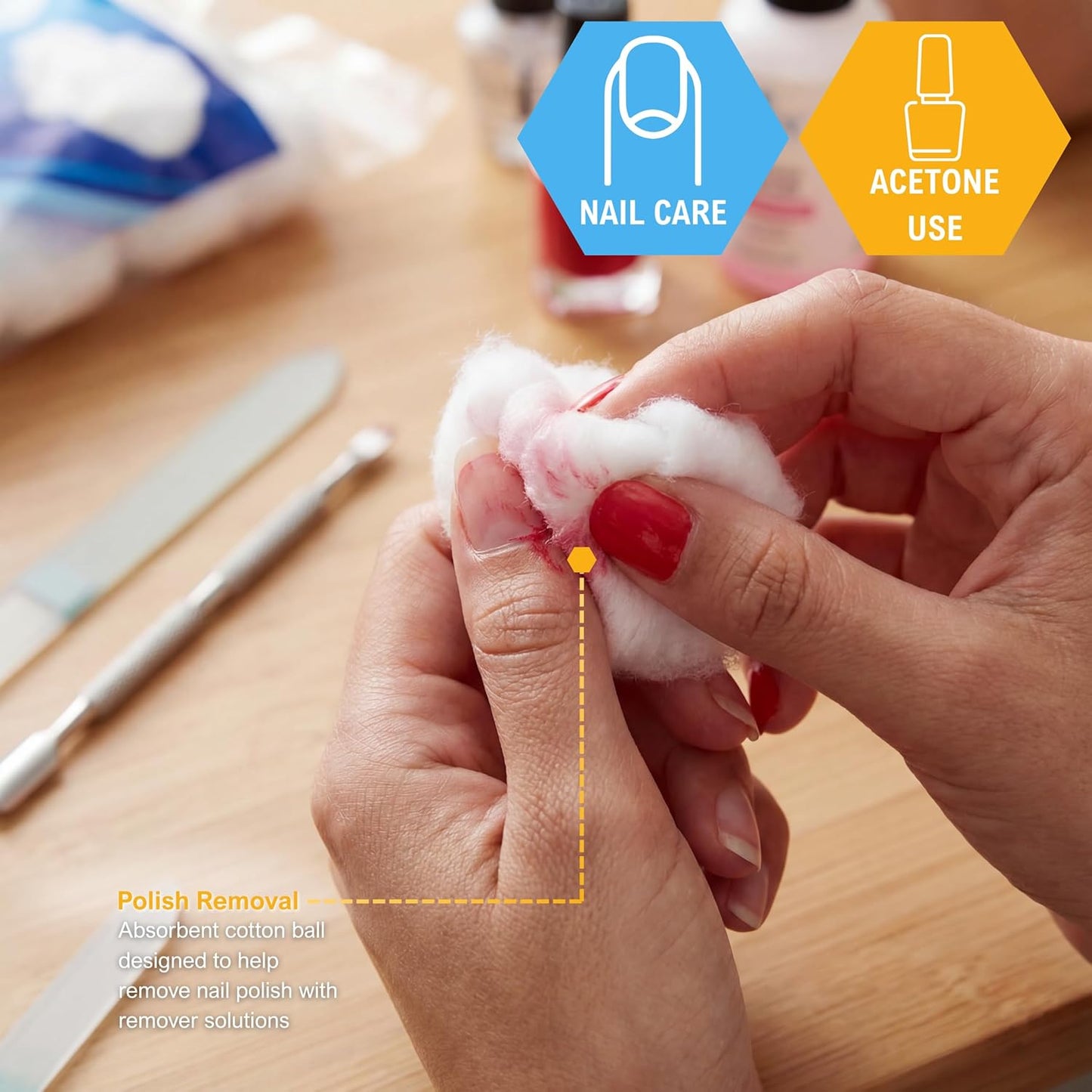 100% Cotton Balls – Ultra Soft & Absorbent, Pack of 300