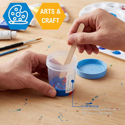 Sterile Disposable 4oz  Specimen Containers – with Secure Lid