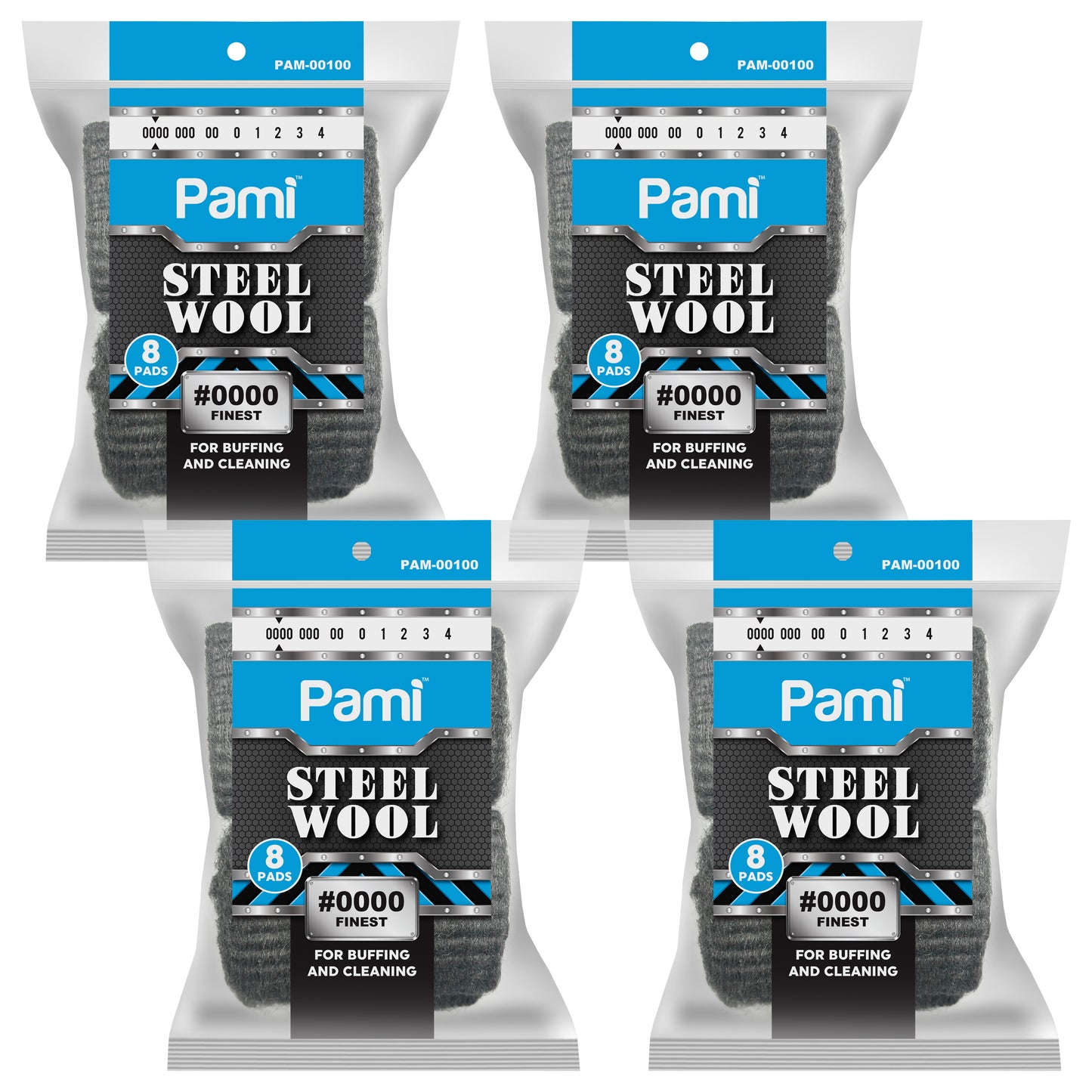 Steel Wool Scrubbing Pads Heavy Duty Cleaning Pads