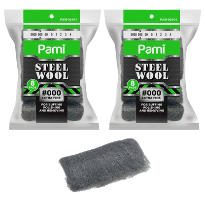 Steel Wool Scrubbing Pads Heavy Duty Cleaning Pads