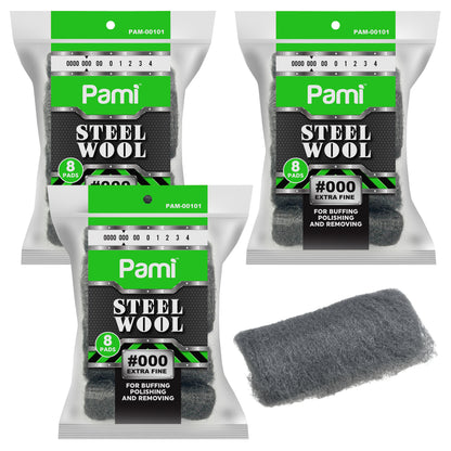 Steel Wool Scrubbing Pads Heavy Duty Cleaning Pads