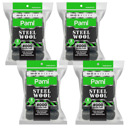 Steel Wool Scrubbing Pads Heavy Duty Cleaning Pads