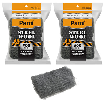 Steel Wool Scrubbing Pads Heavy Duty Cleaning Pads