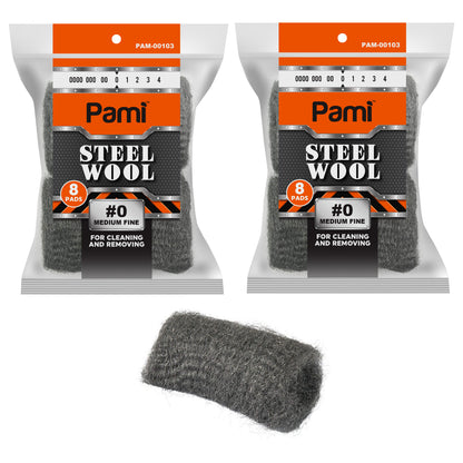 Steel Wool Scrubbing Pads Heavy Duty Cleaning Pads