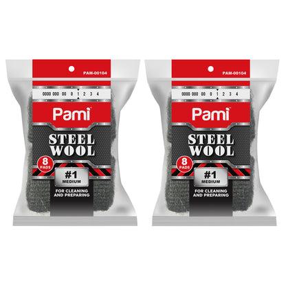 Steel Wool Scrubbing Pads Heavy Duty Cleaning Pads