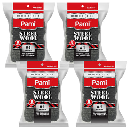 Steel Wool Scrubbing Pads Heavy Duty Cleaning Pads
