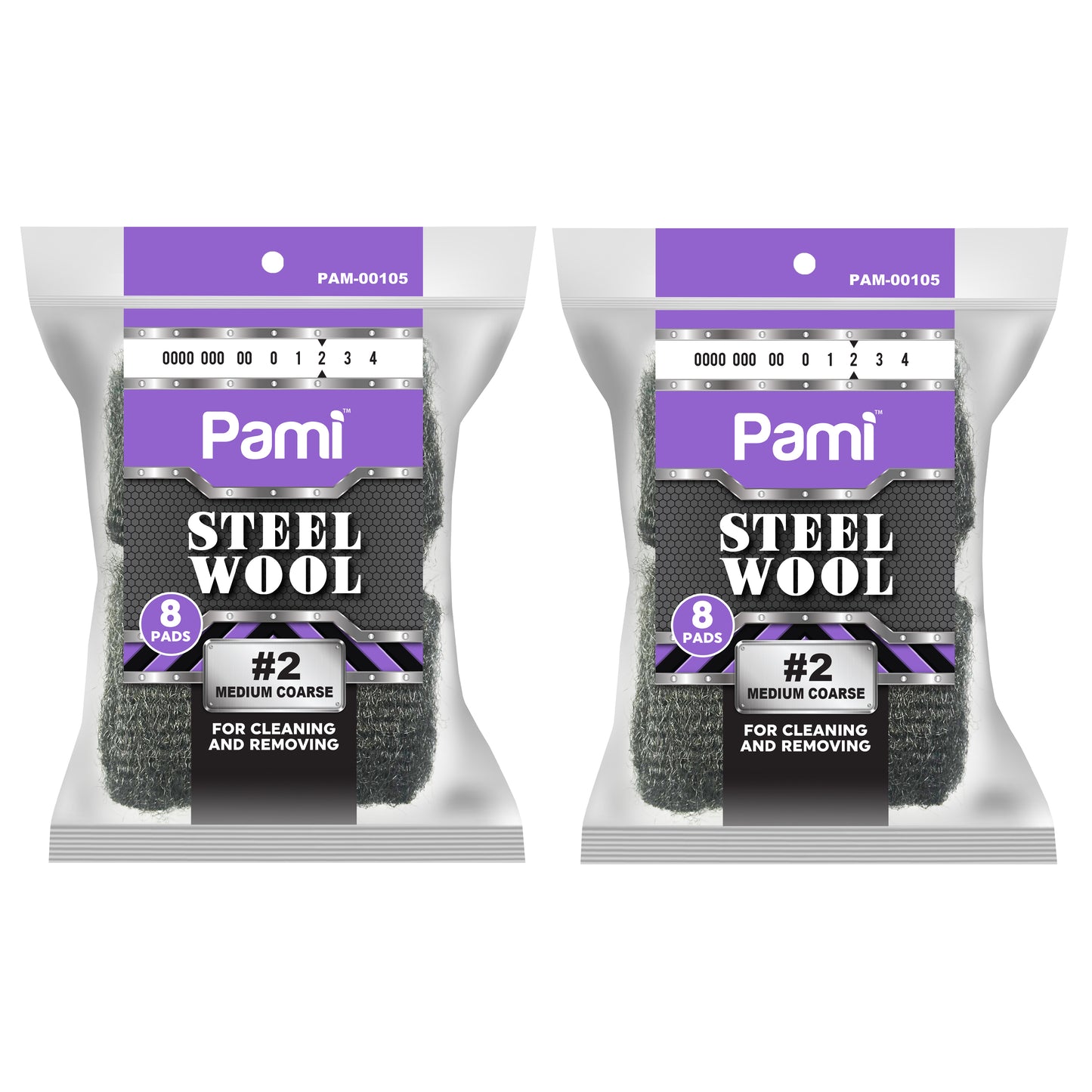 Steel Wool Scrubbing Pads Heavy Duty Cleaning Pads