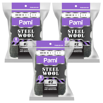Steel Wool Scrubbing Pads Heavy Duty Cleaning Pads
