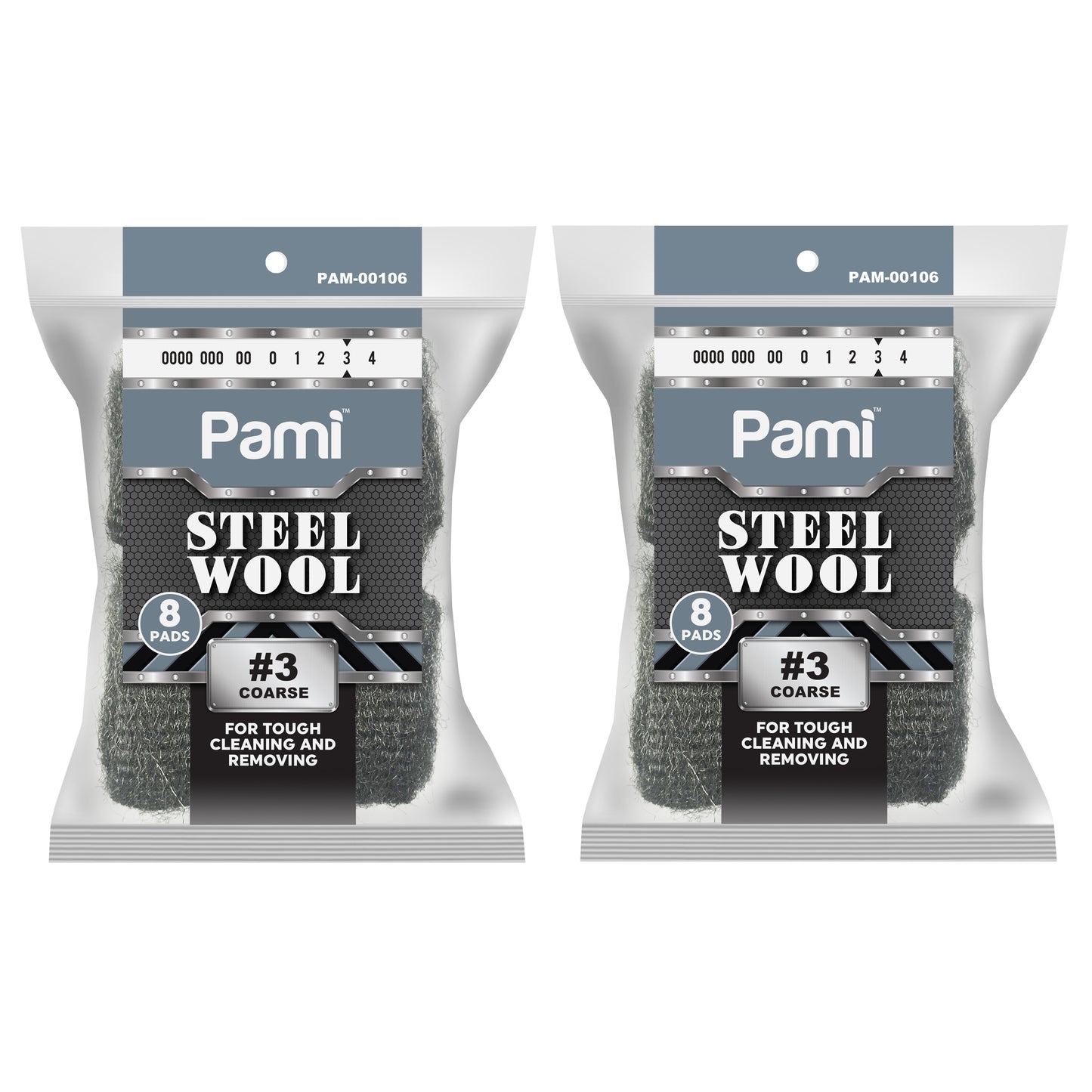 Steel Wool Scrubbing Pads Heavy Duty Cleaning Pads