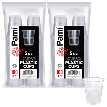 Disposable BPA Free Clear Plastic Cups